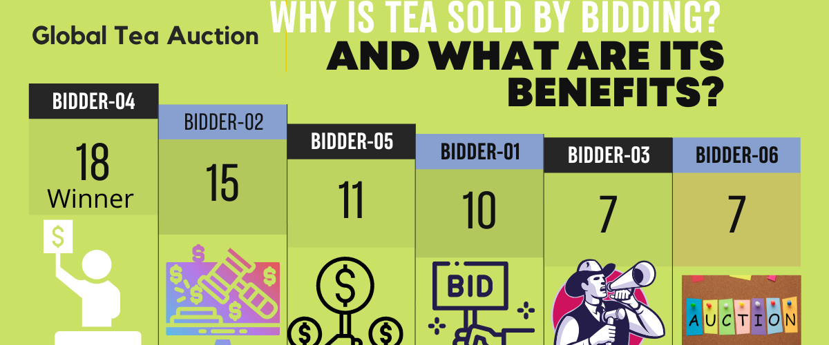 Why is tea sold by bidding And what are its benefits